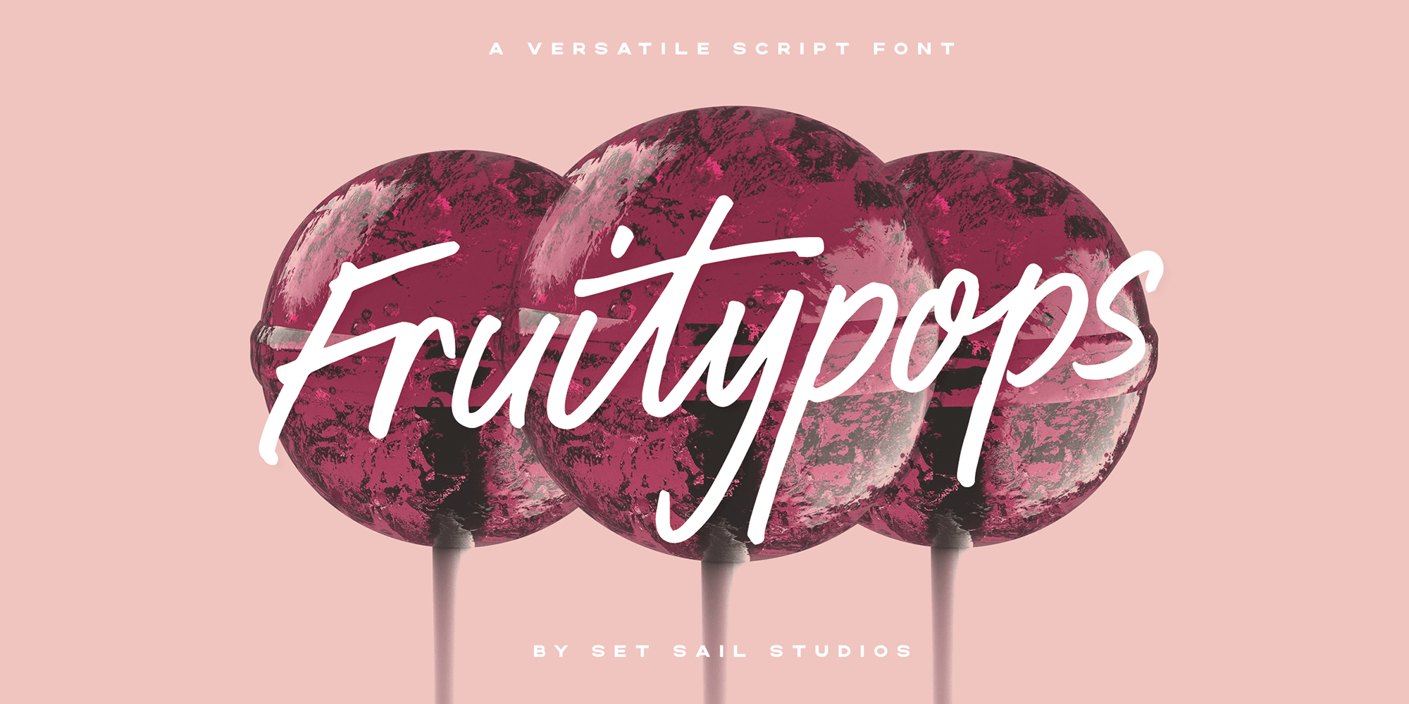 Fruitypops Font Poster