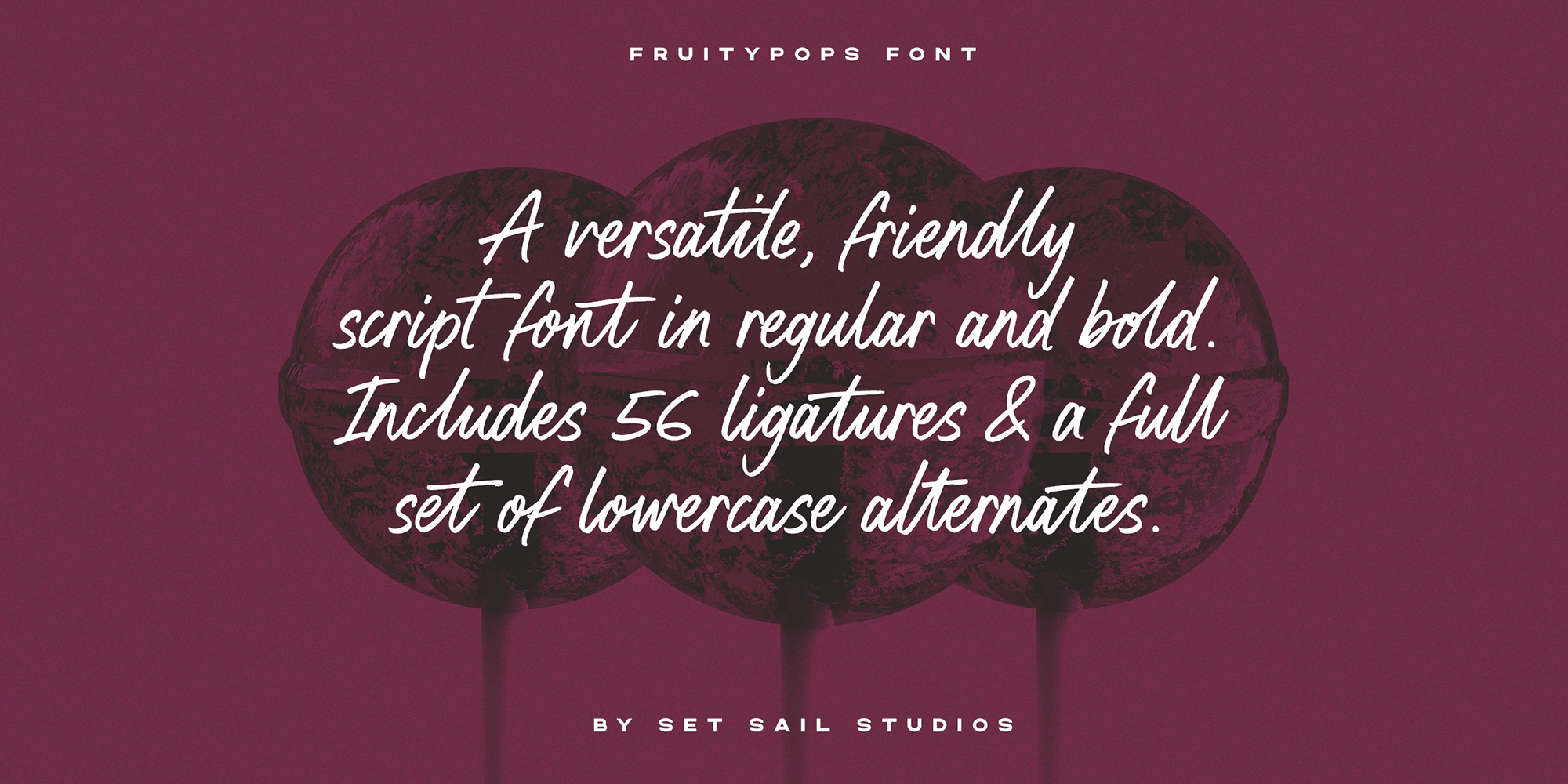Fruitypops Font Poster #1