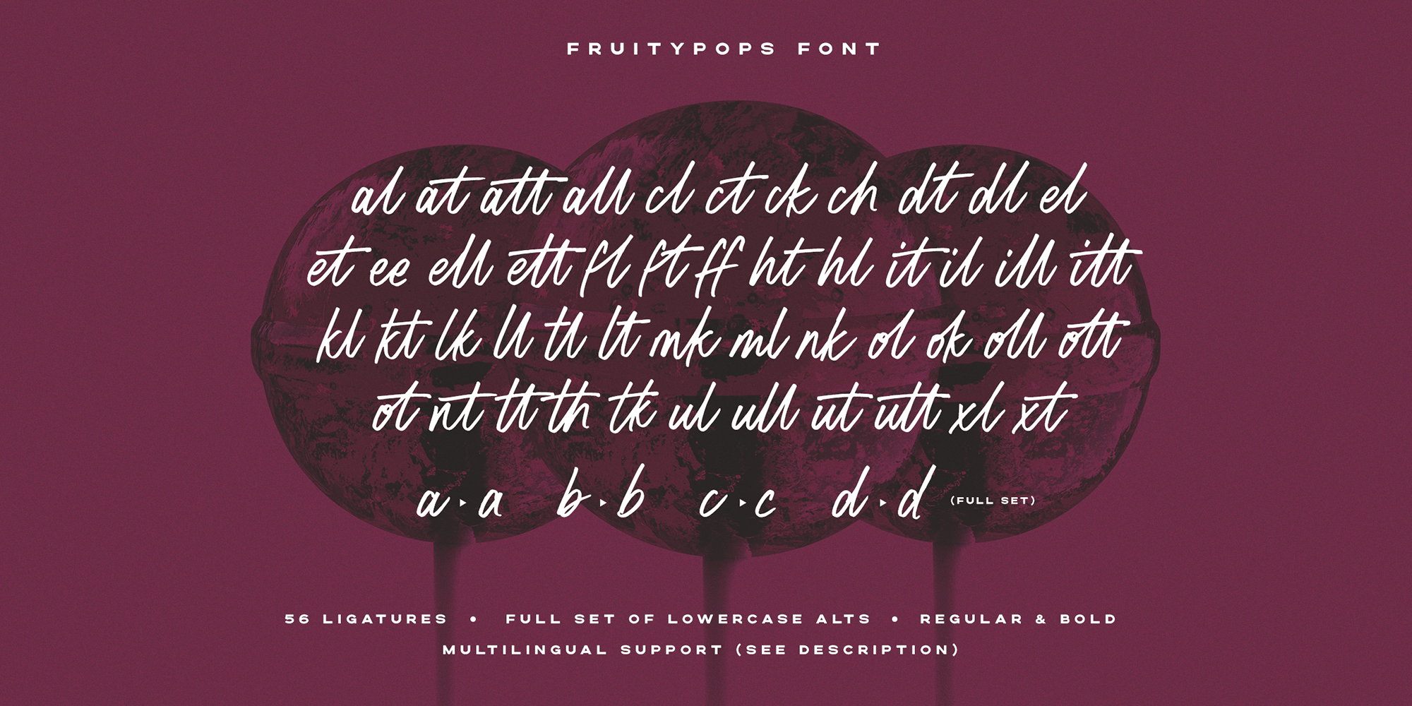 Fruitypops Font Poster #1