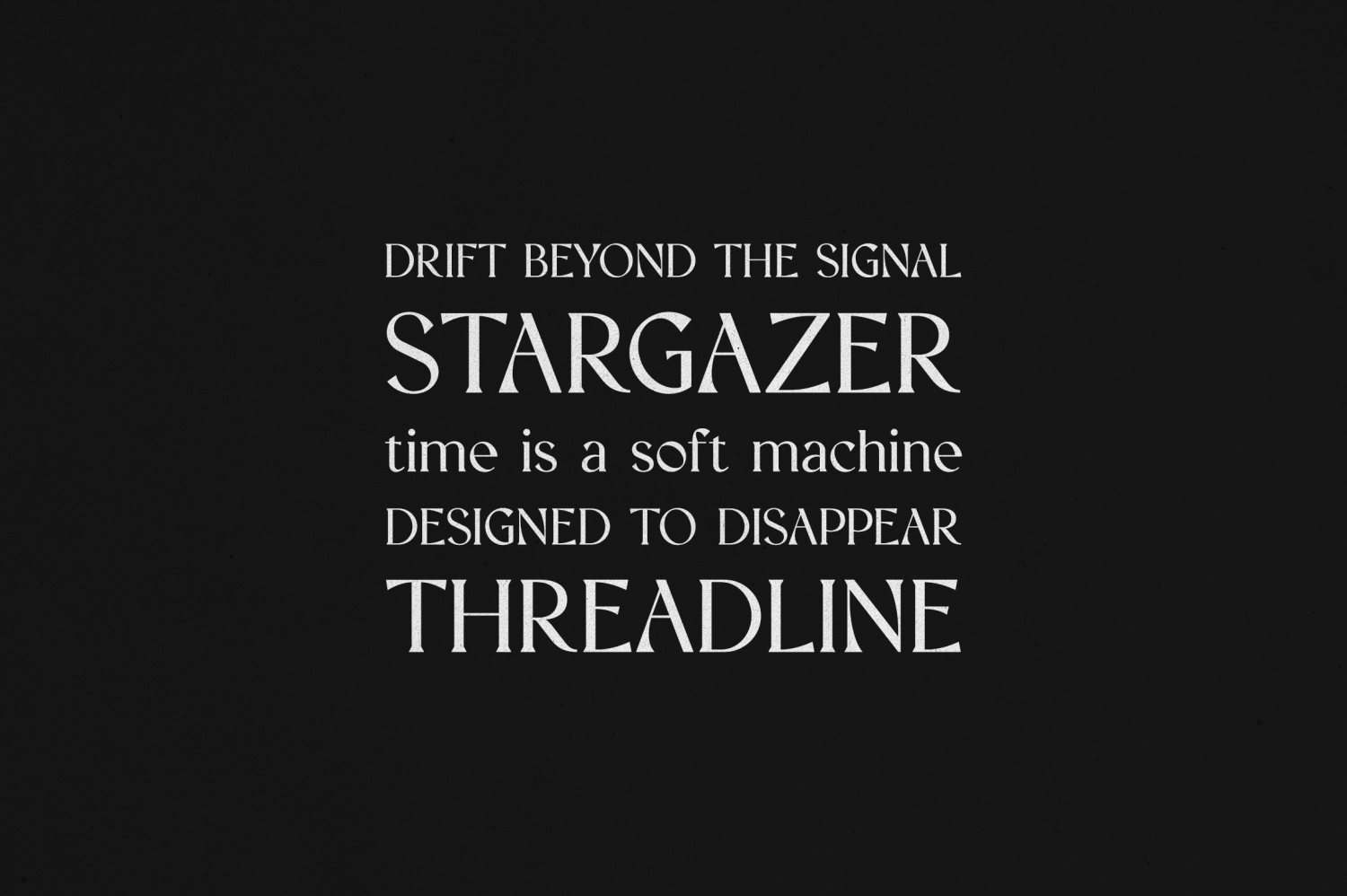 Vellumo & Nexline Font Poster #8