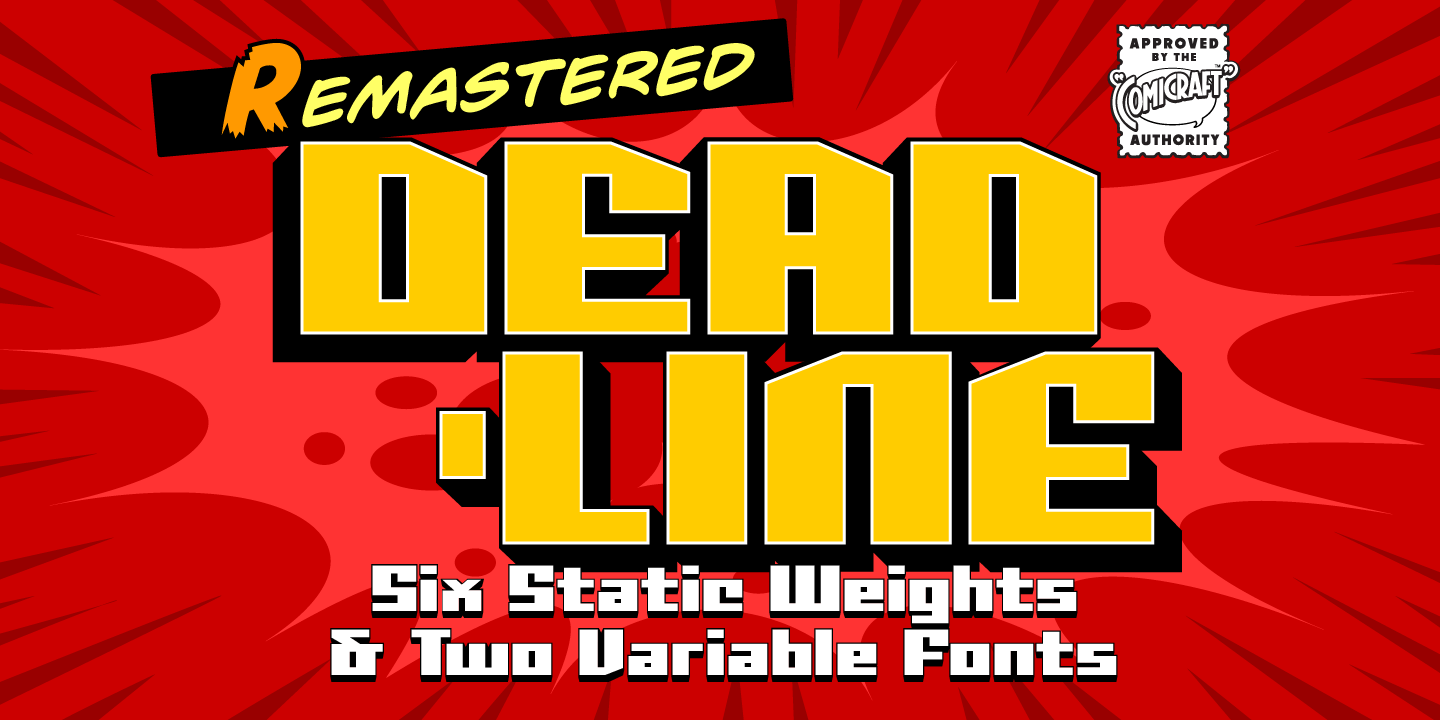 Deadline Font Poster #1