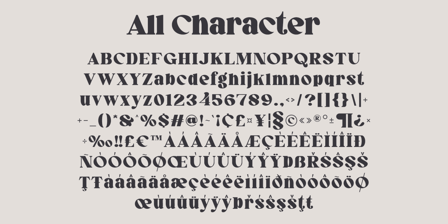 Agior Font Poster #1