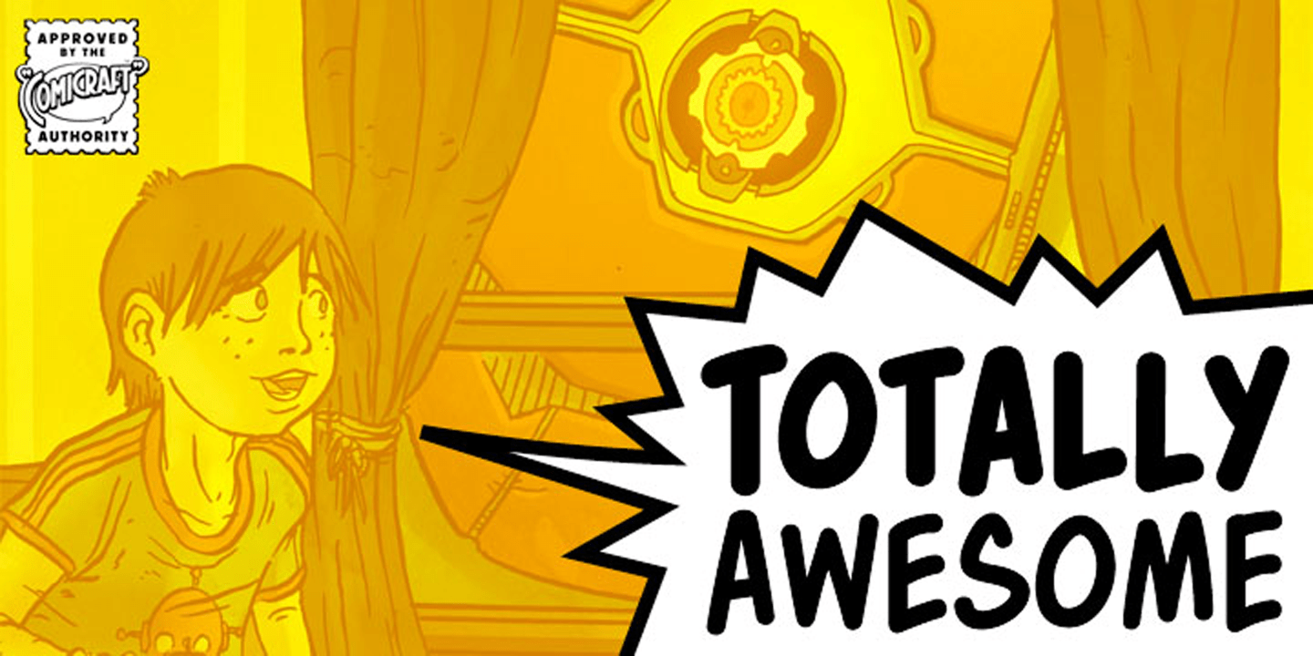 Totally Awesome Font Poster