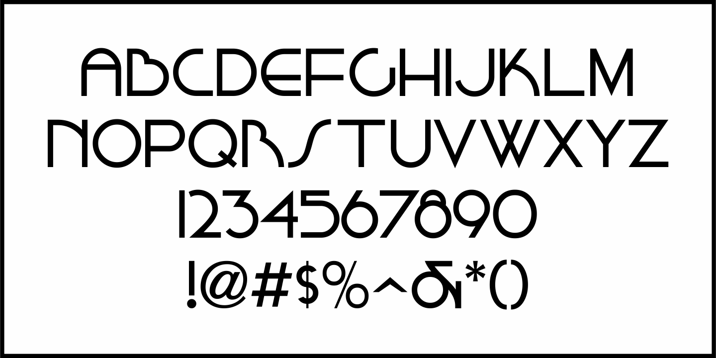 Production Company Font Poster #1