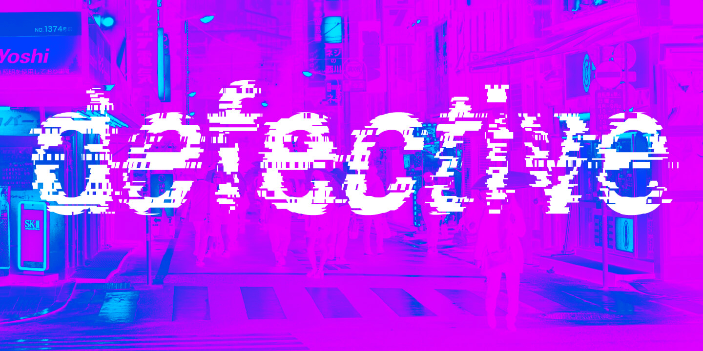 Koruption Font Poster #1