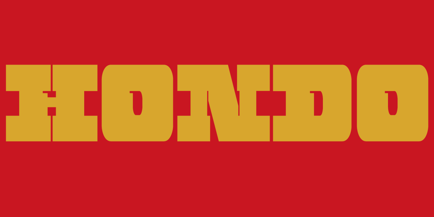 Hondo Font Poster #1