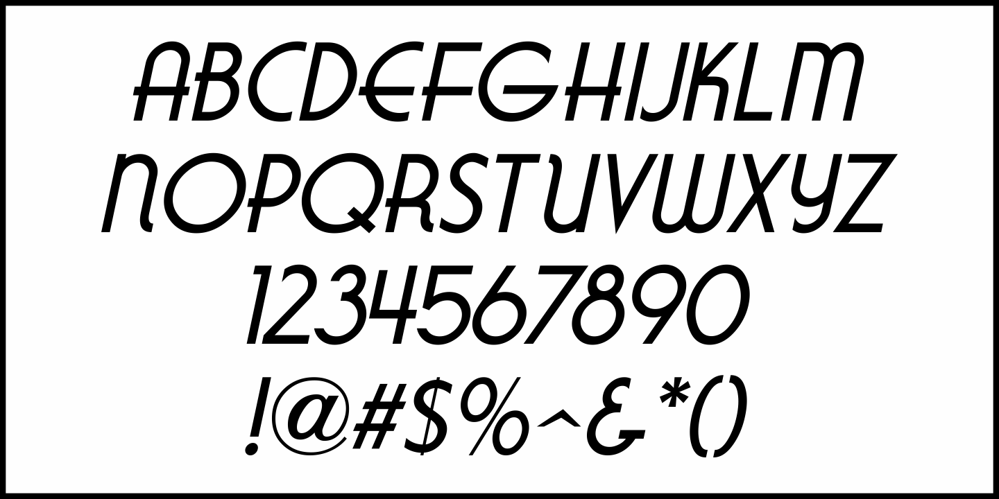 Formal Event Font Poster #5