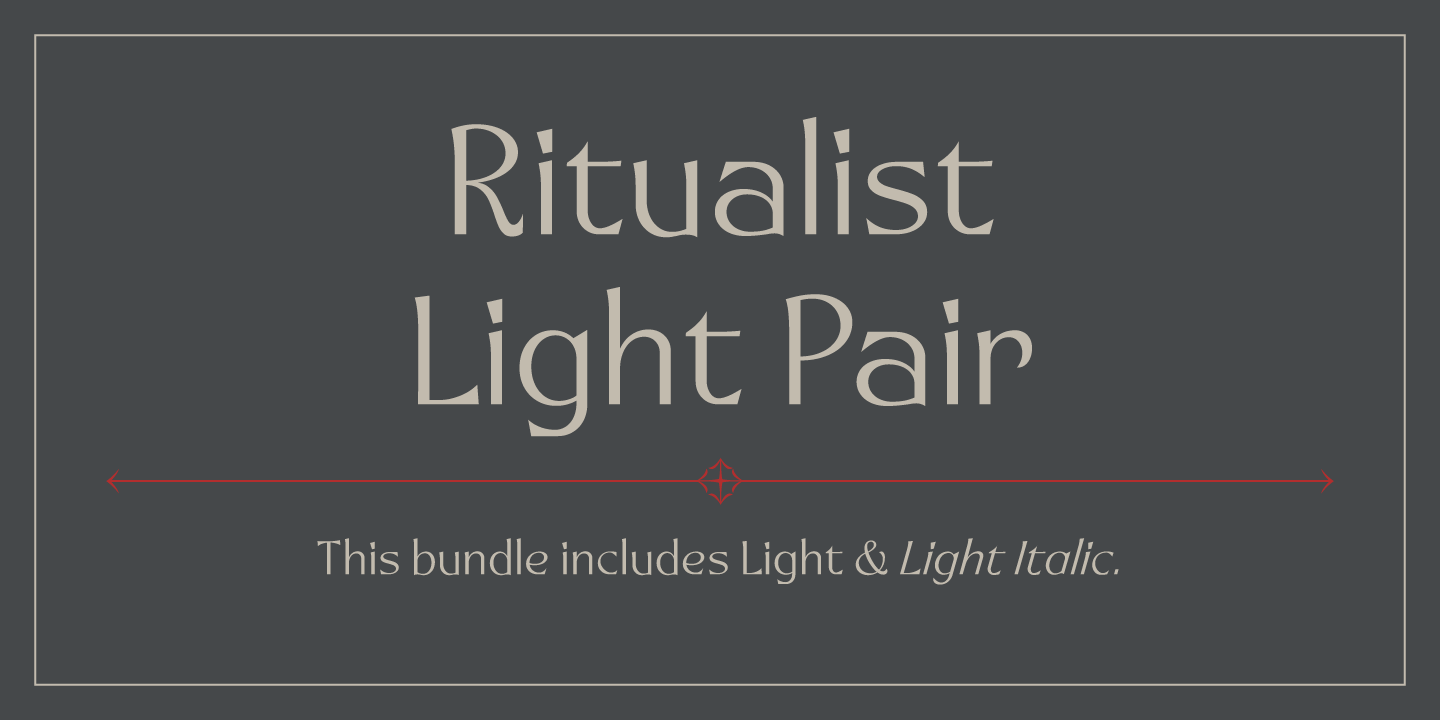 Ritualist Light Pair Poster