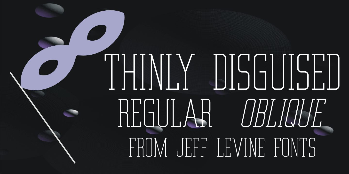 Thinly Disguised Font Family Poster