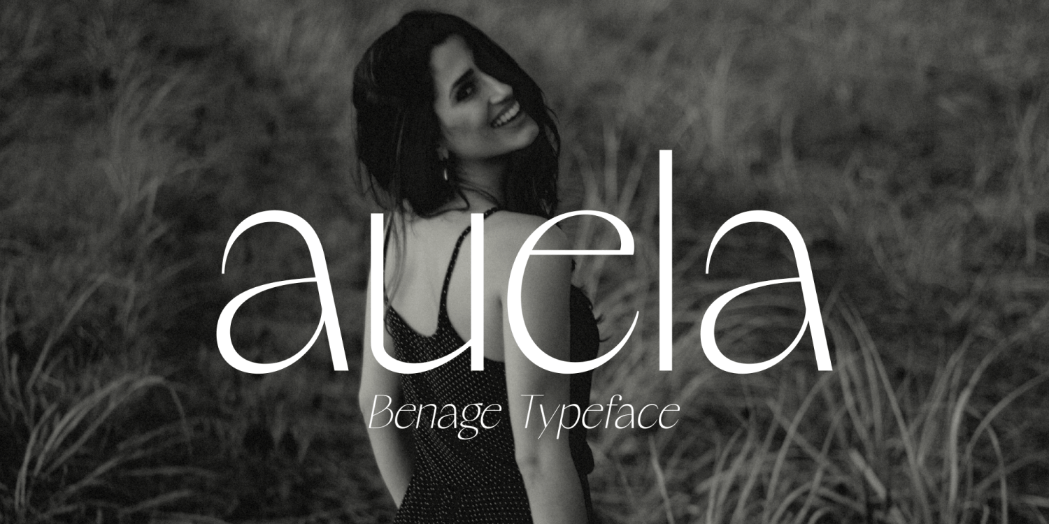 Benage Font Poster #1