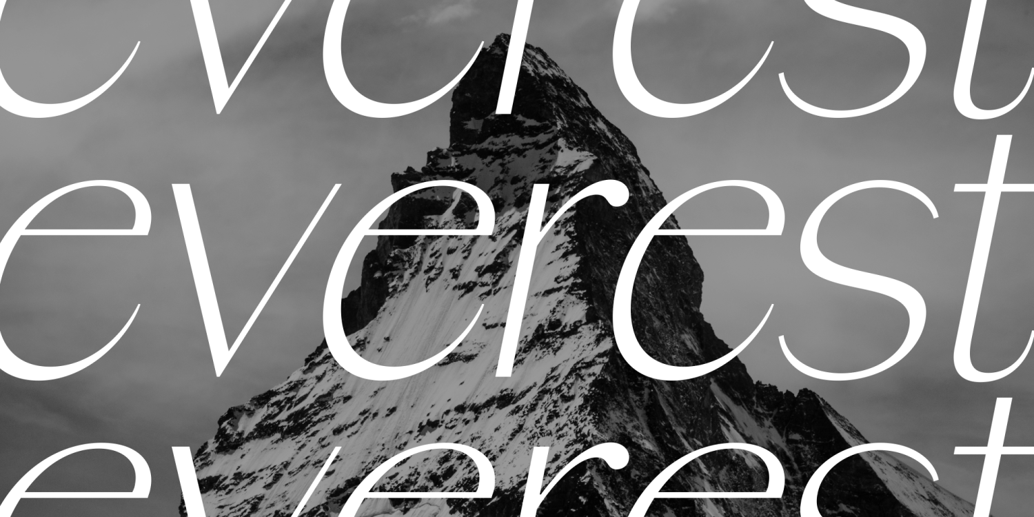Benage Font Poster #1