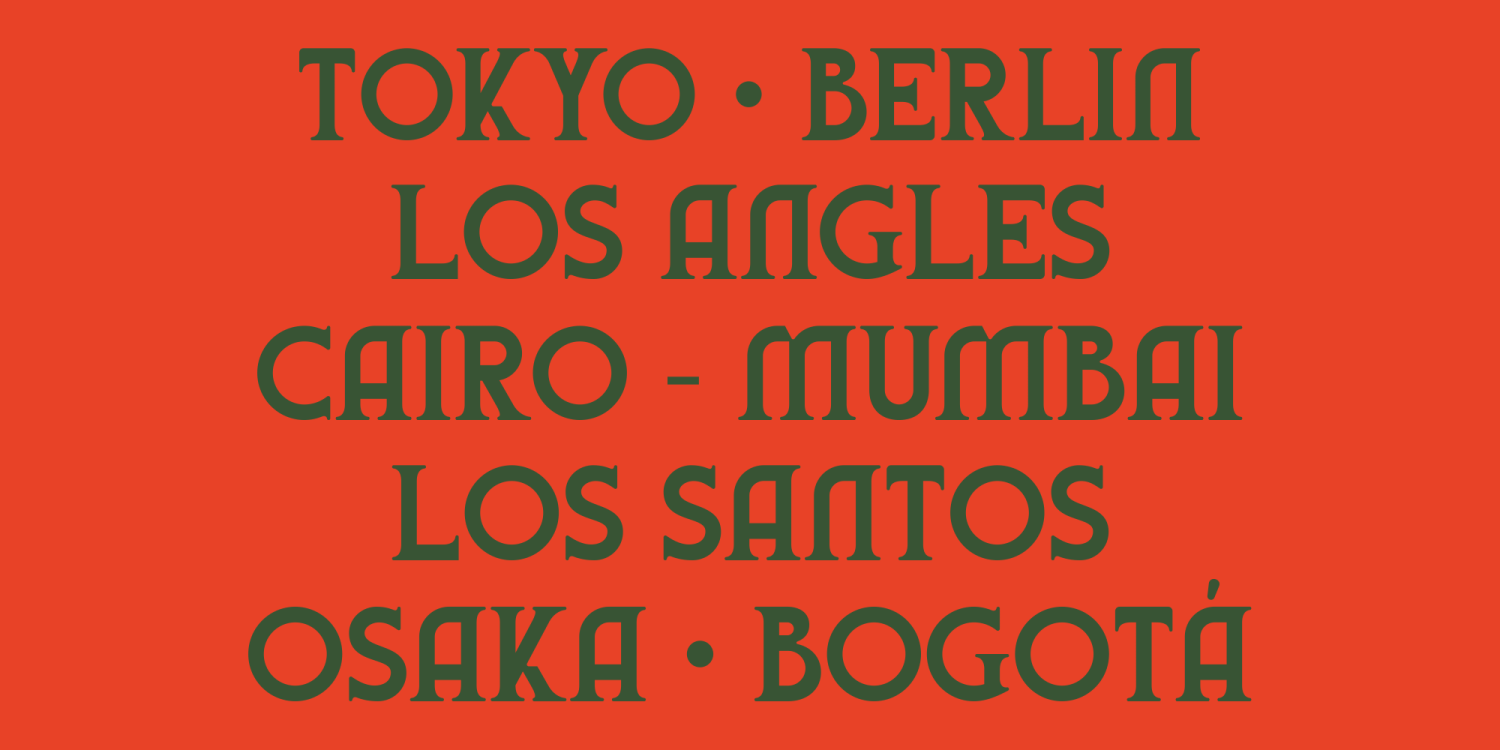 MISHCA Font Poster #6