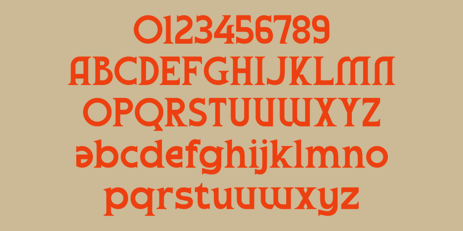 MISHCA Font Poster #9