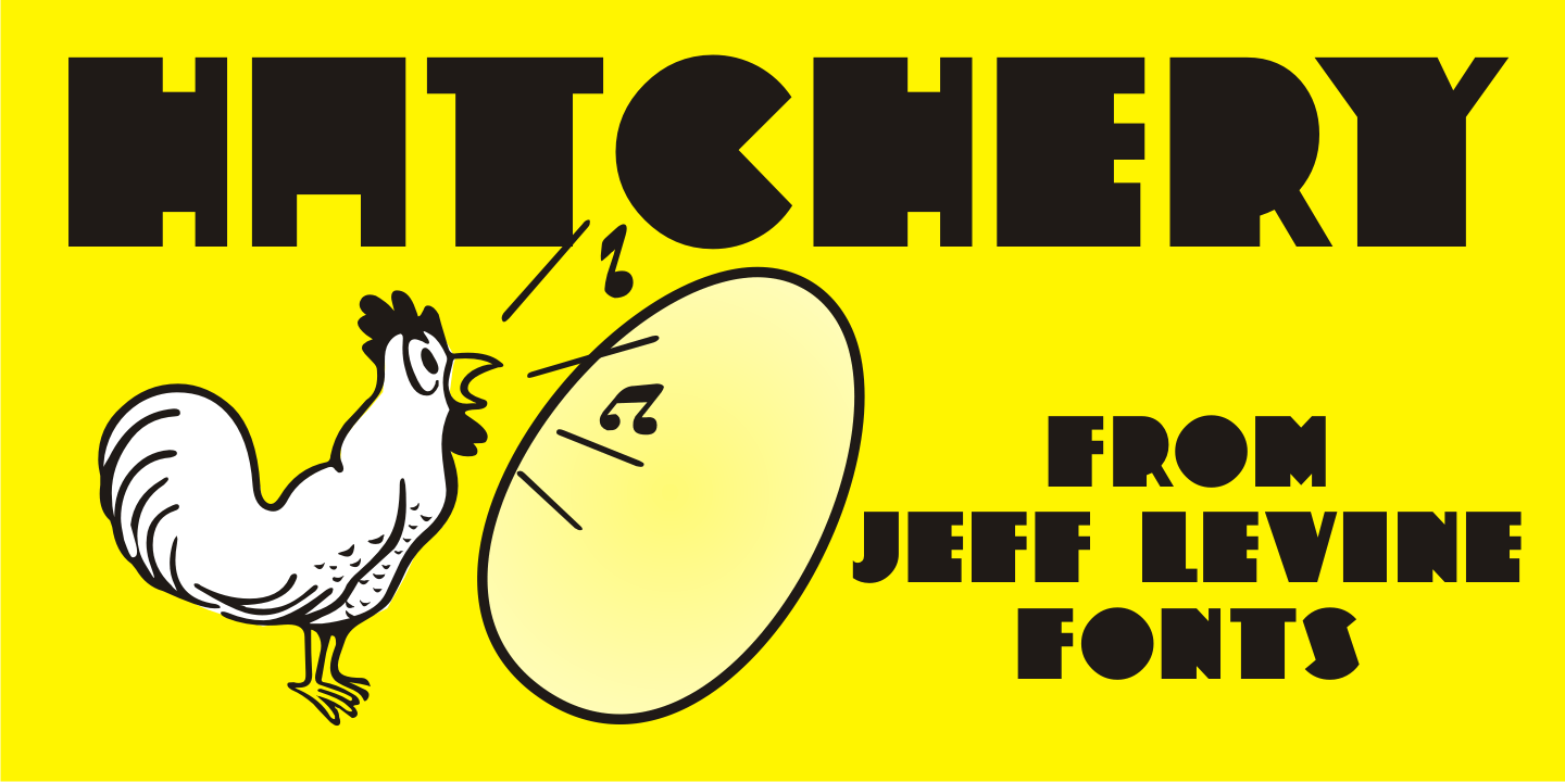 Hatchery Font Poster #1