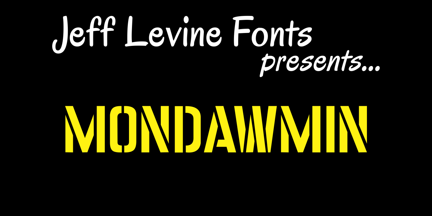 Mondawmin Font Family Poster