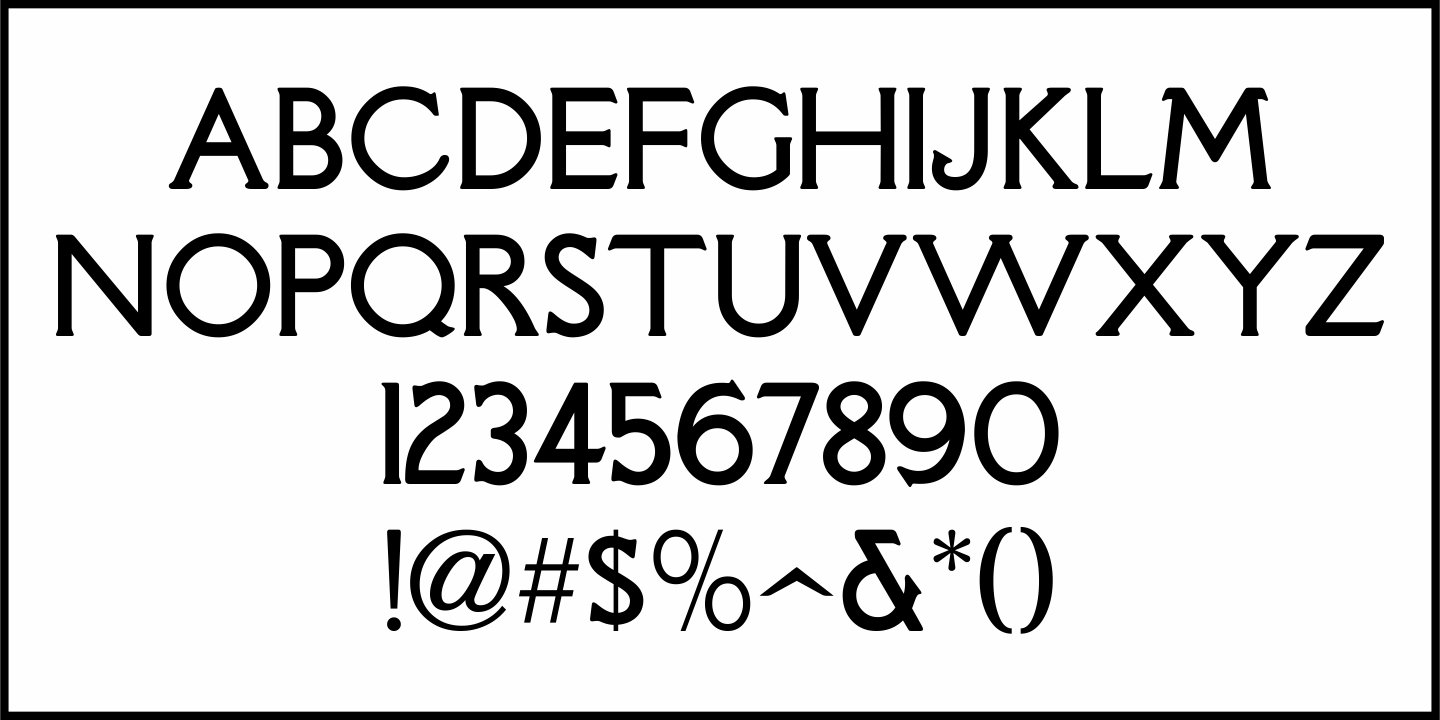 Newsreel Text Font Poster #3