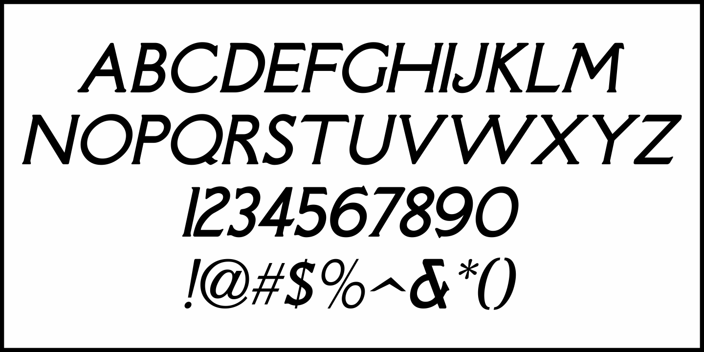 Newsreel Text Font Poster #5