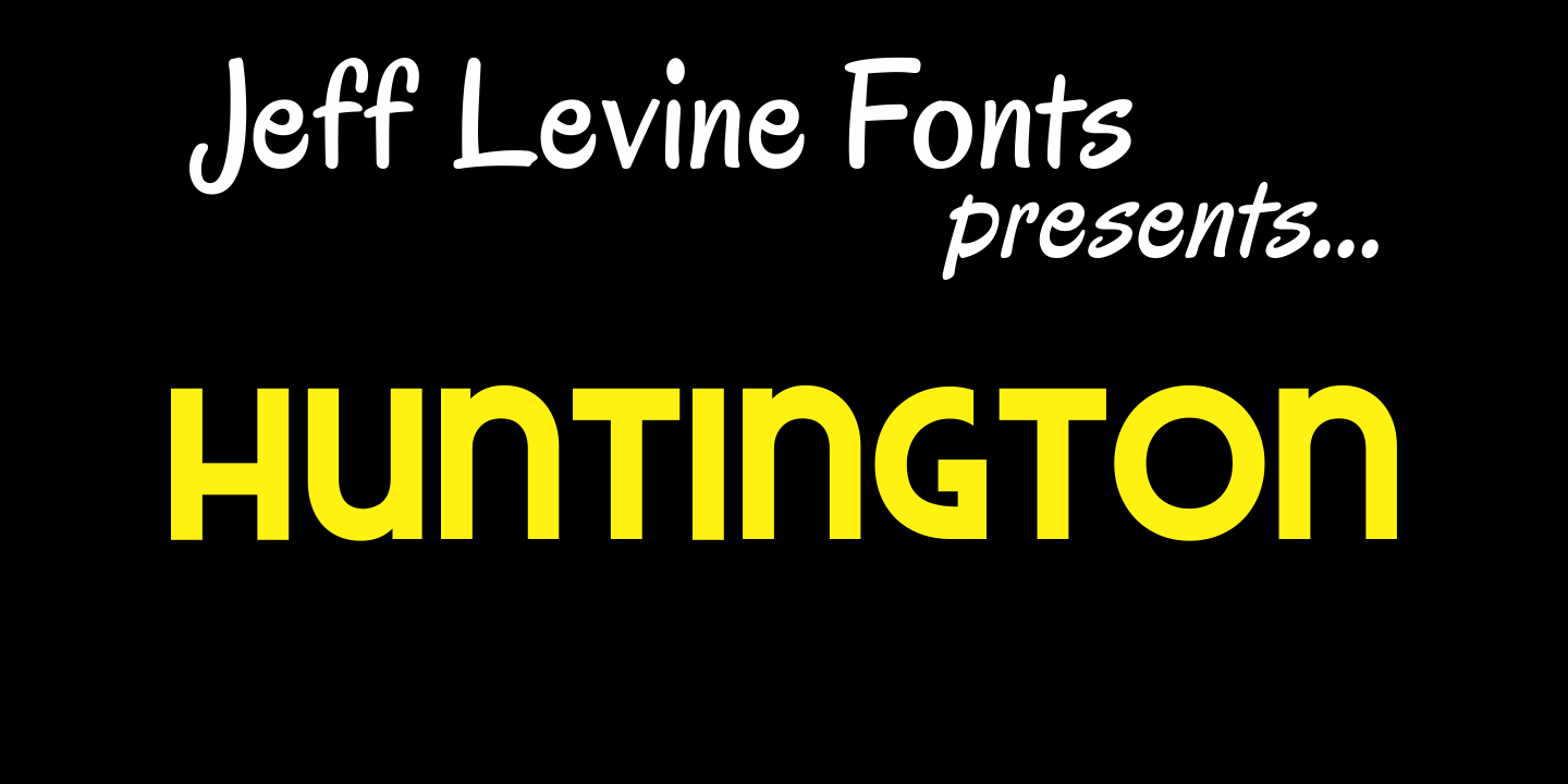 Huntington Font Family