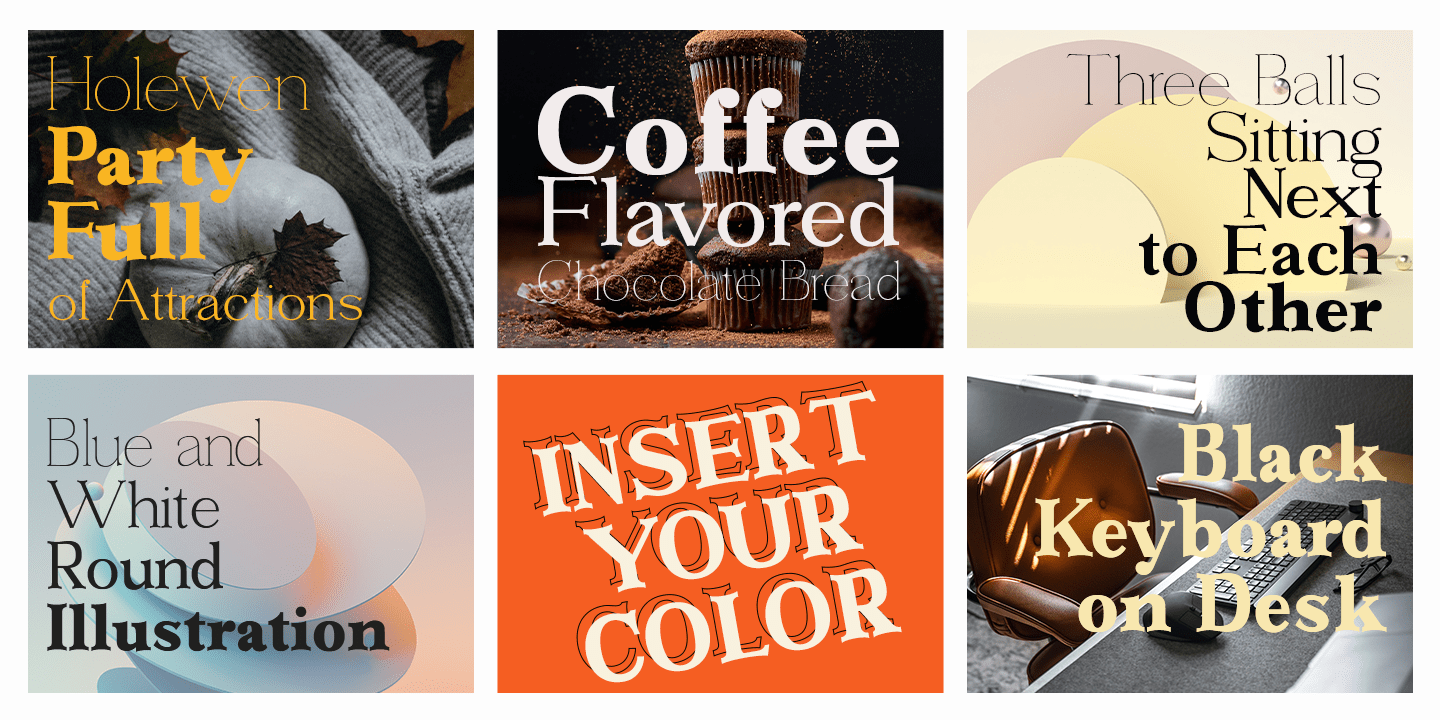 Long River Font Poster #4