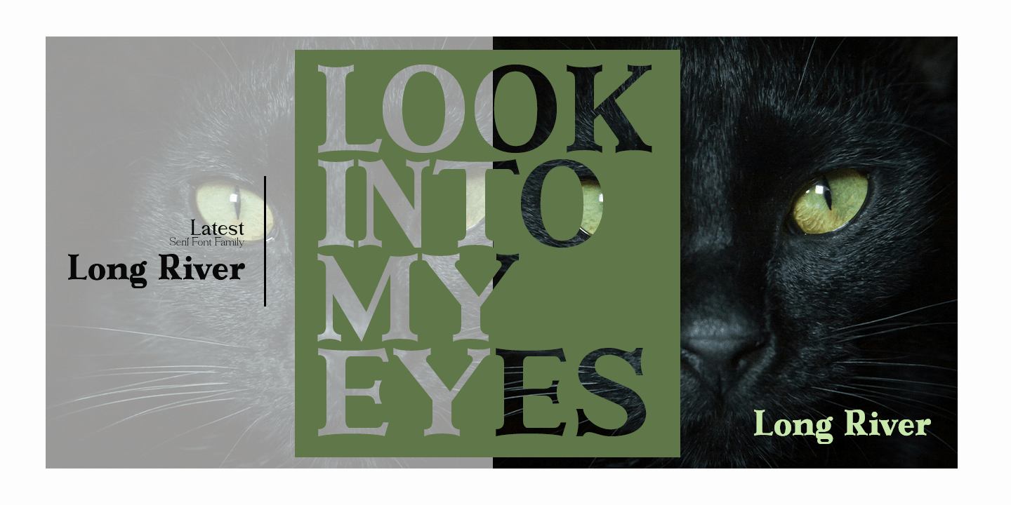 Long River Font Poster #5