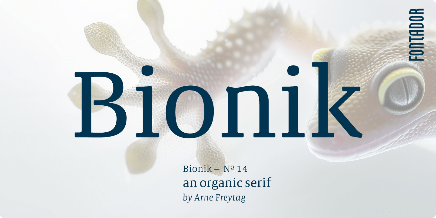 Bionik Font Poster