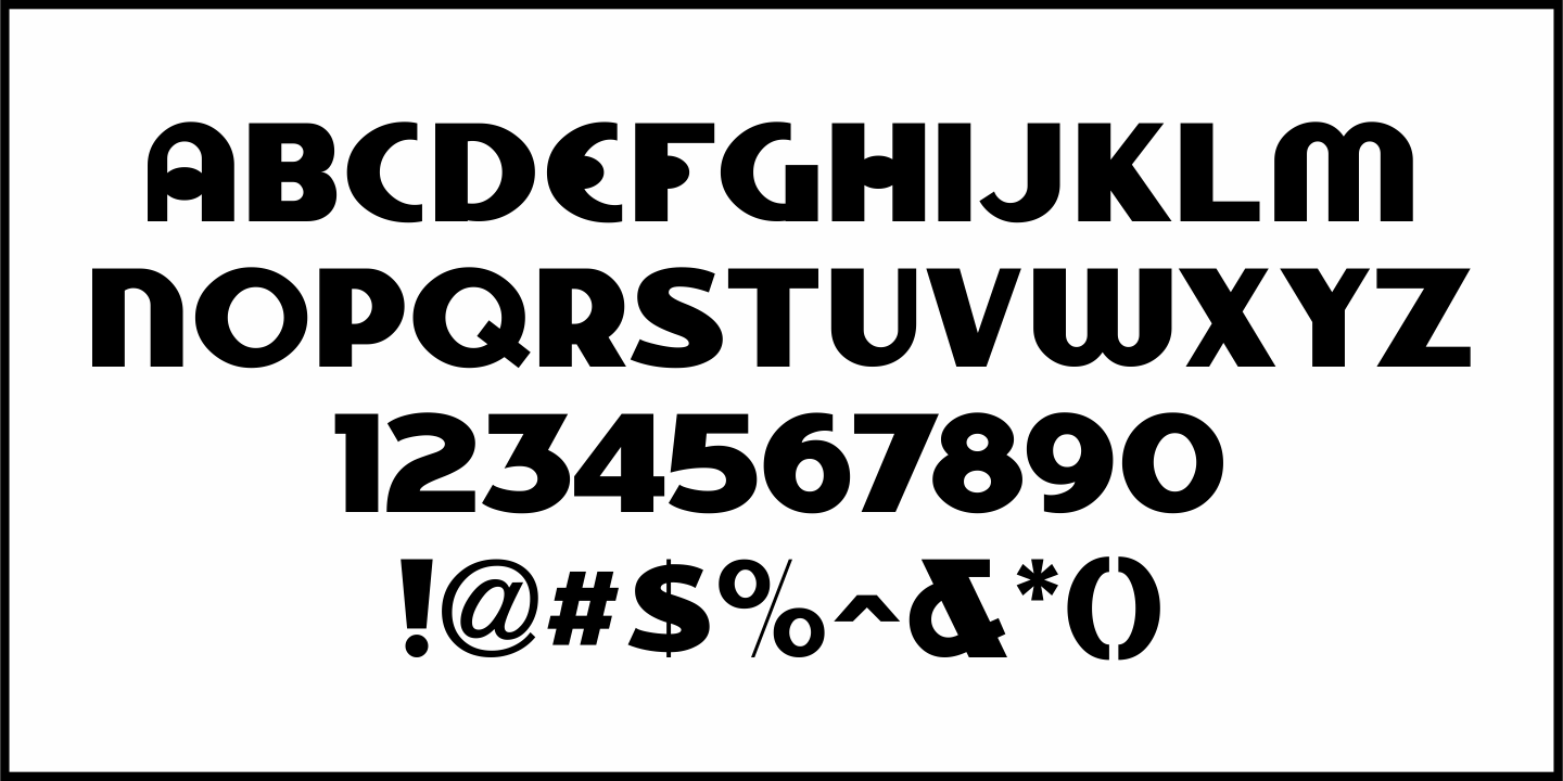Snack Stand Font Poster #3
