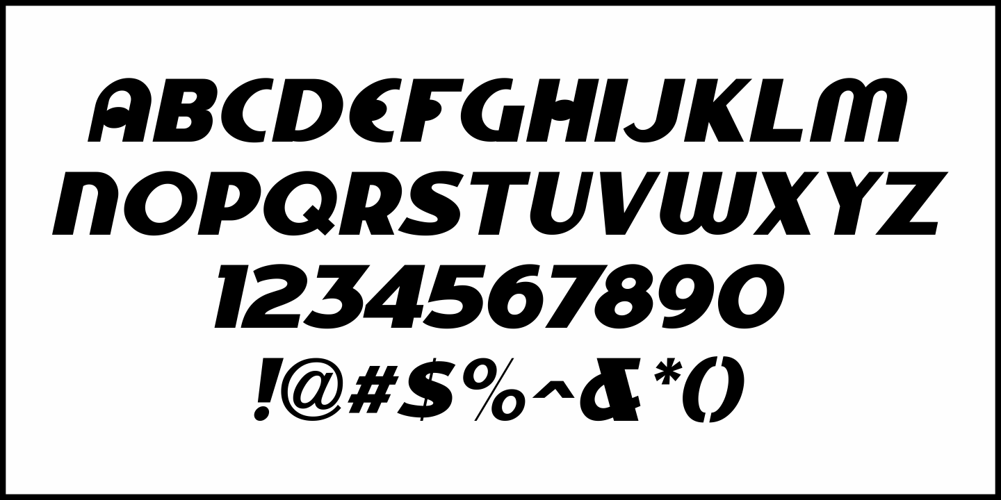 Snack Stand Font Poster #5