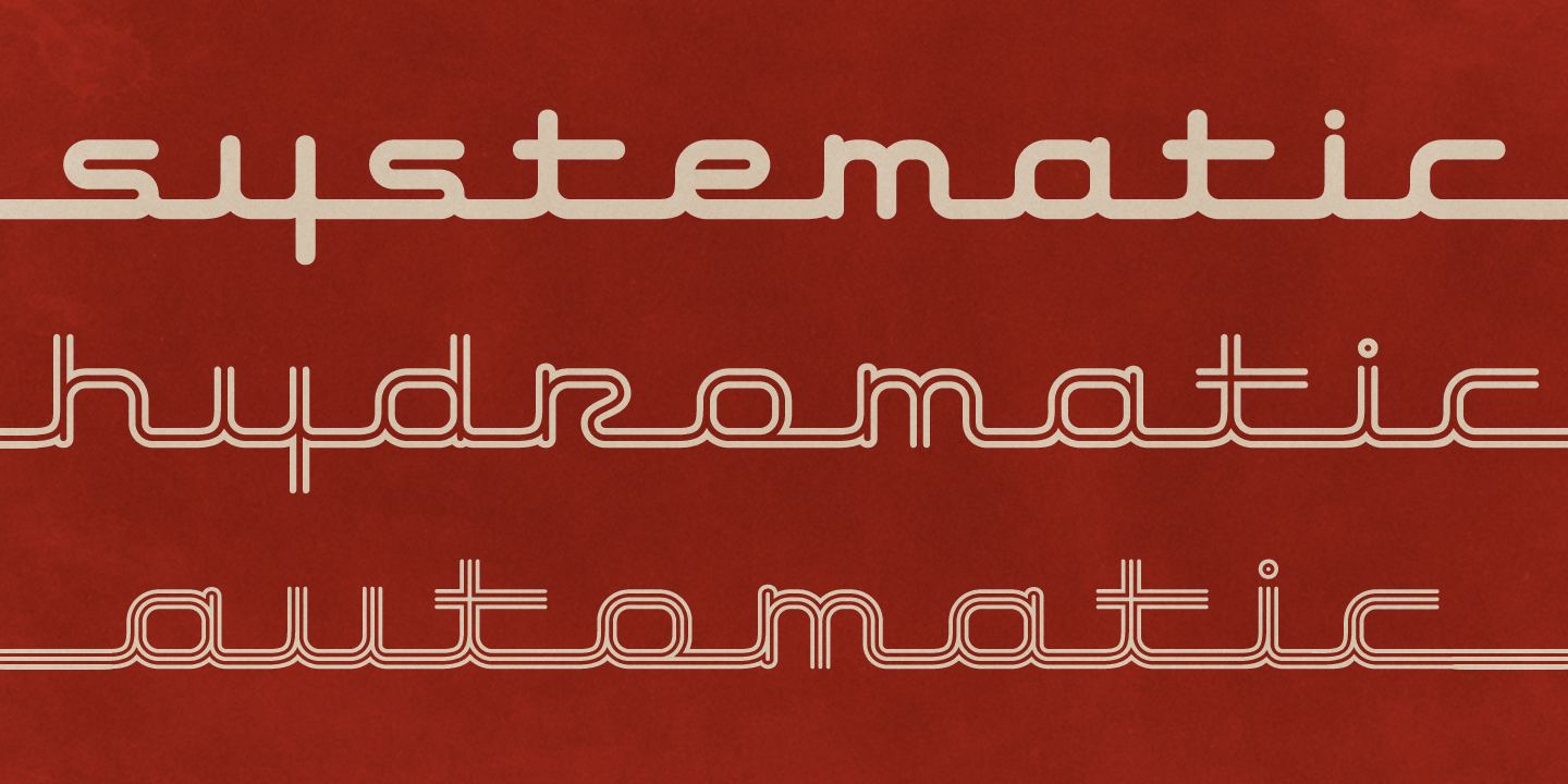 Hardliner AOE Font Poster #1