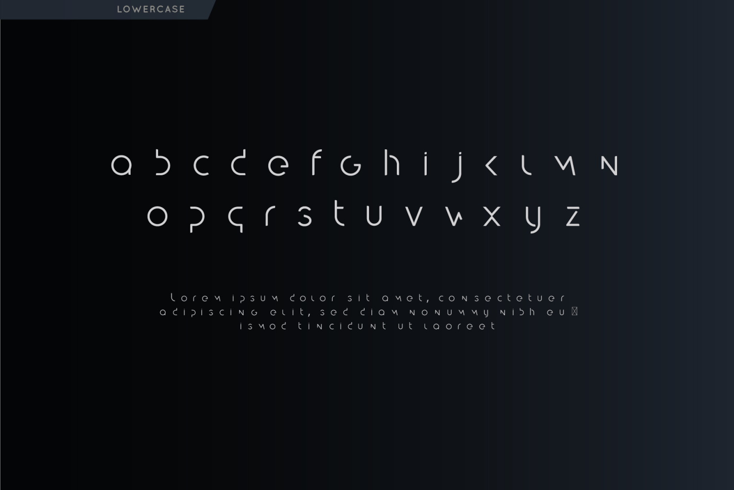 Futurism Font Poster #3