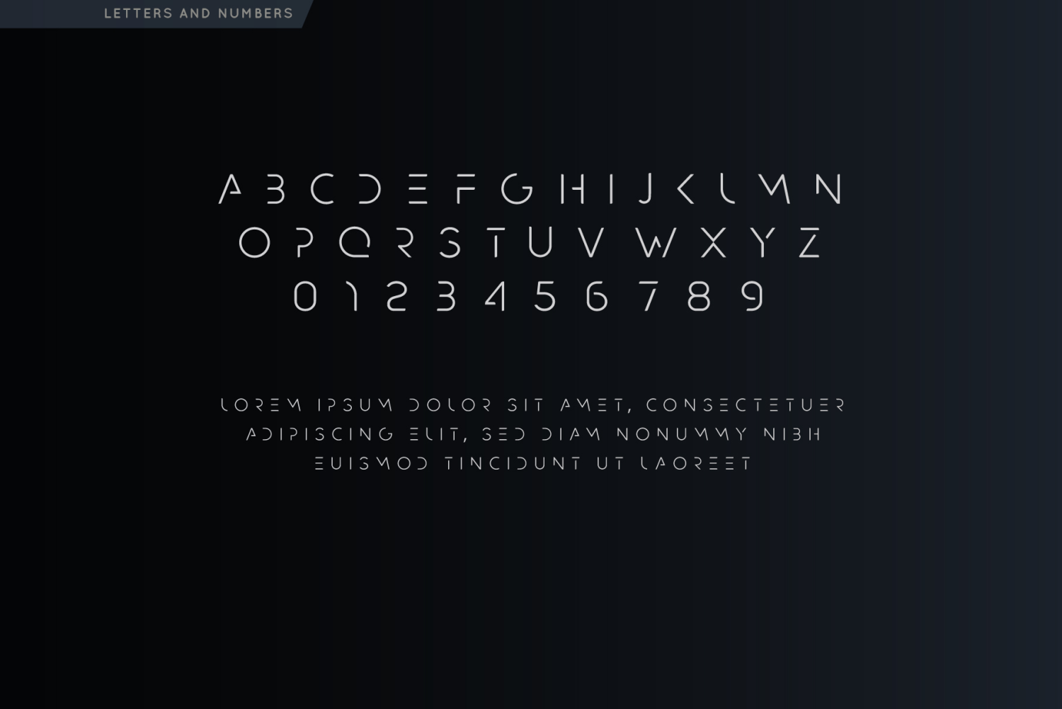 Futurism Font Poster #4
