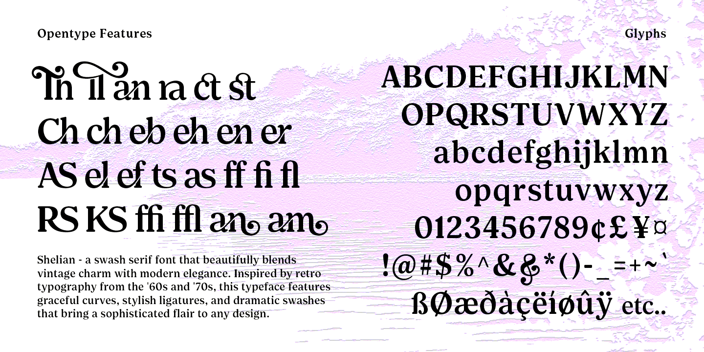 Shelian Font Poster #1