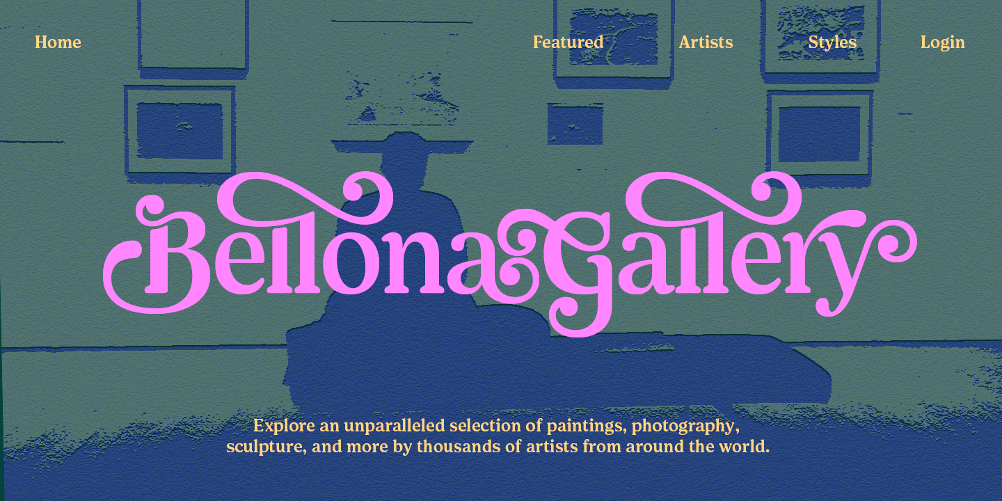 Shelian Font Poster #1