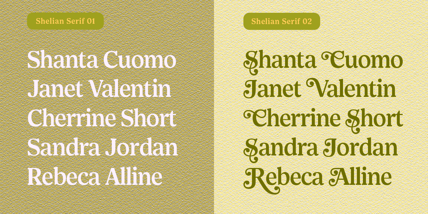 Shelian Font Poster #1
