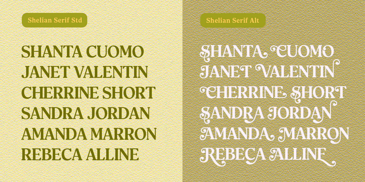 Shelian Font Poster #1