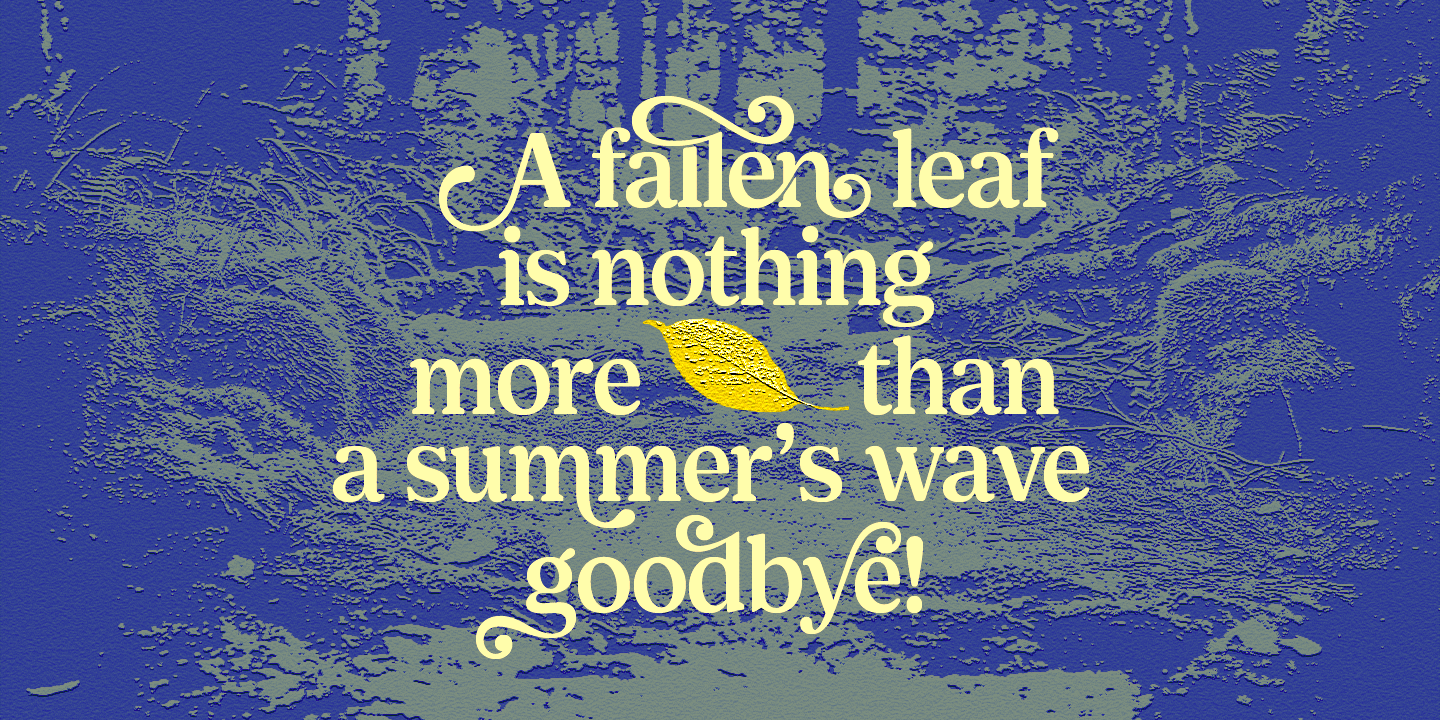 Shelian Font Poster #1