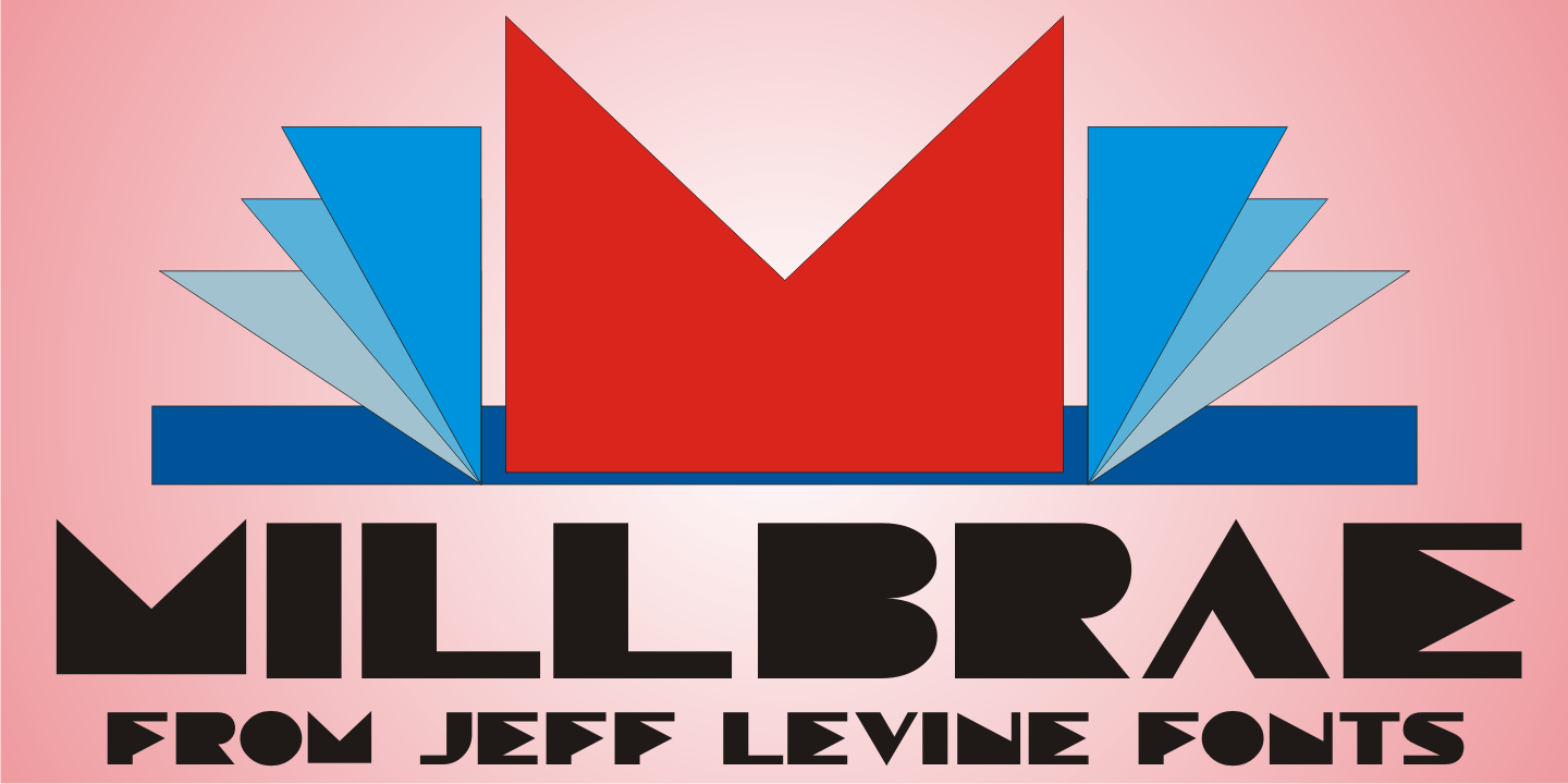 Millbrae Font Poster #1