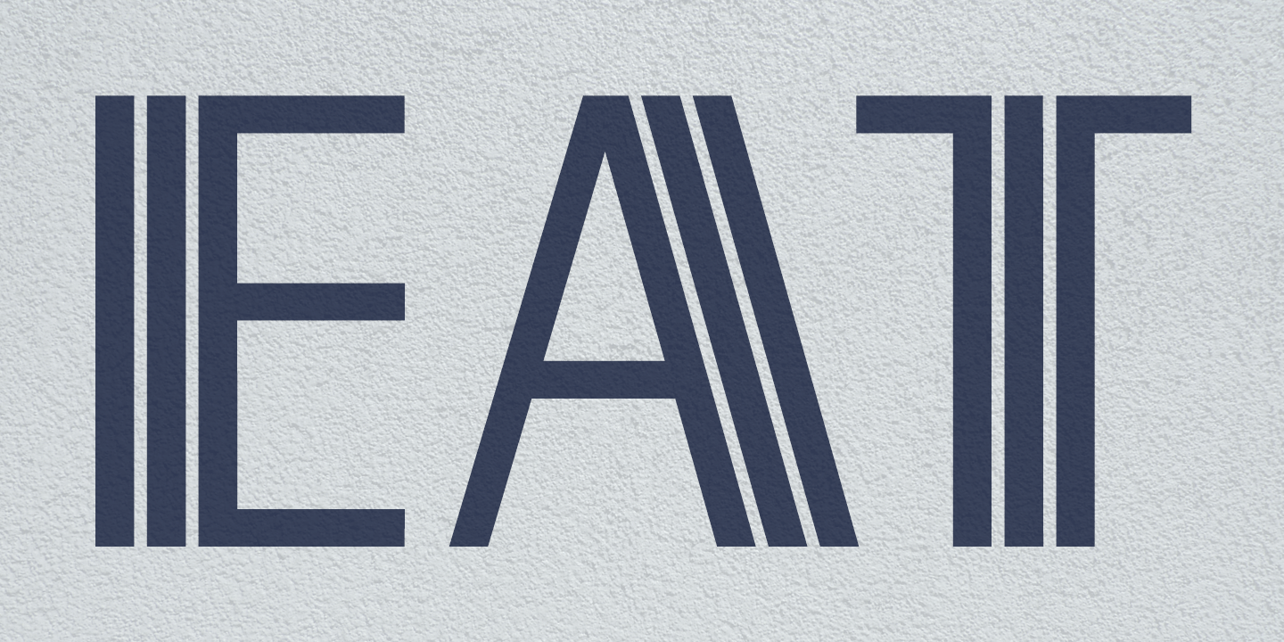 Empire Diner Font Poster #1