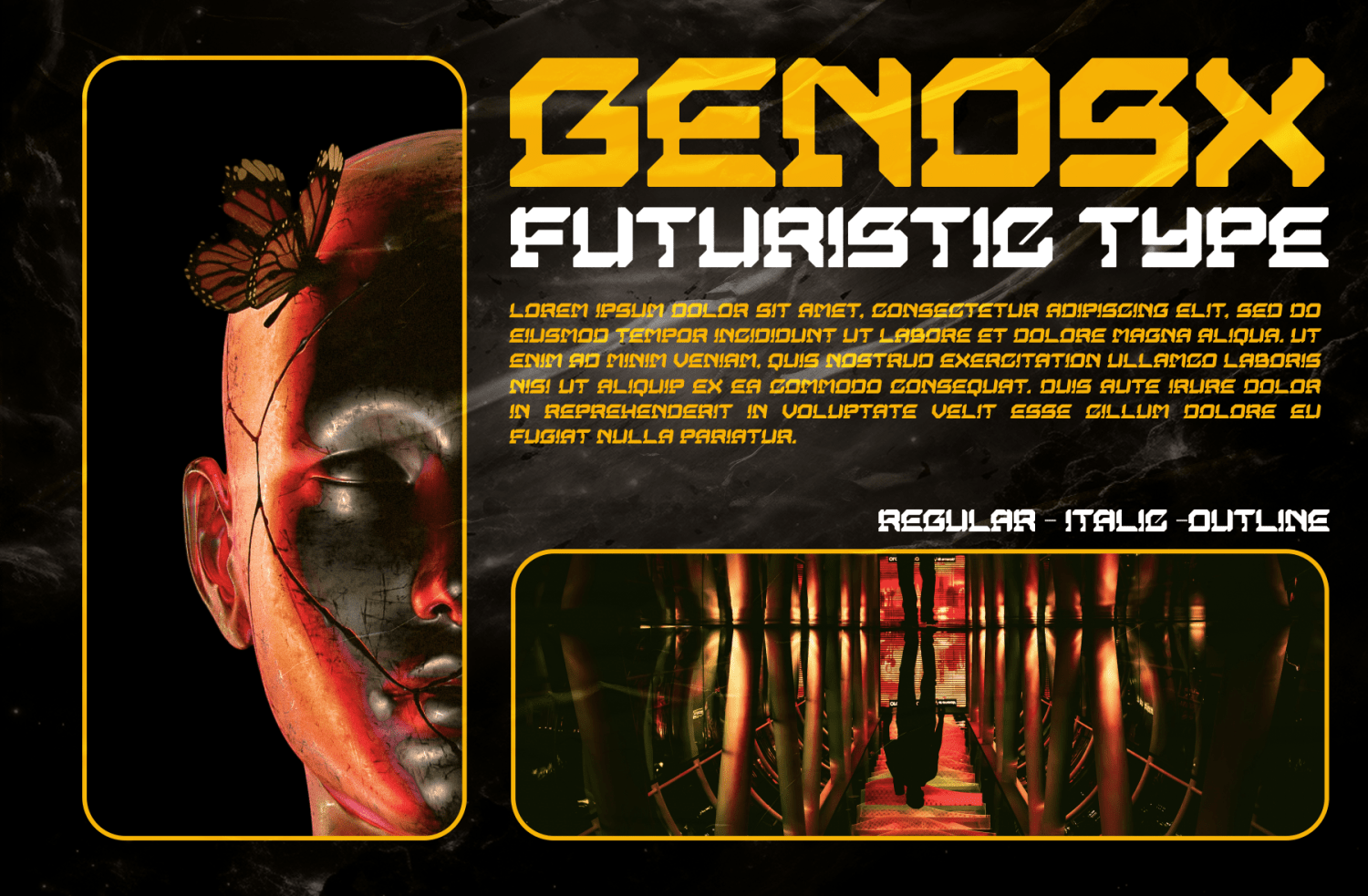 Genosx Font Poster #1