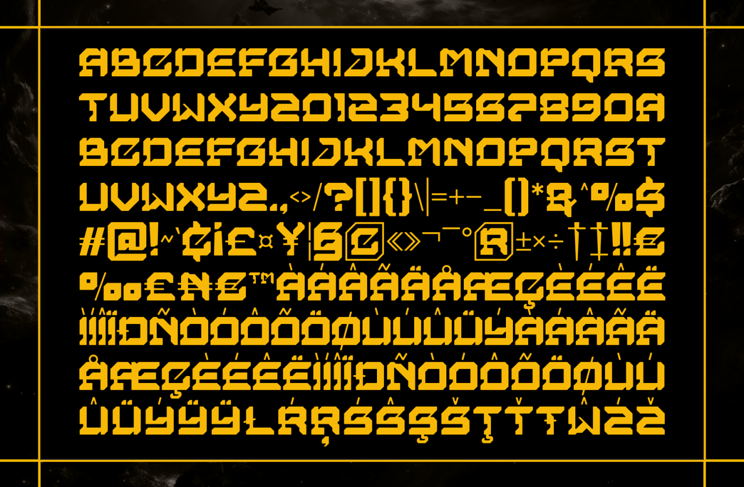 Genosx Font Poster #1