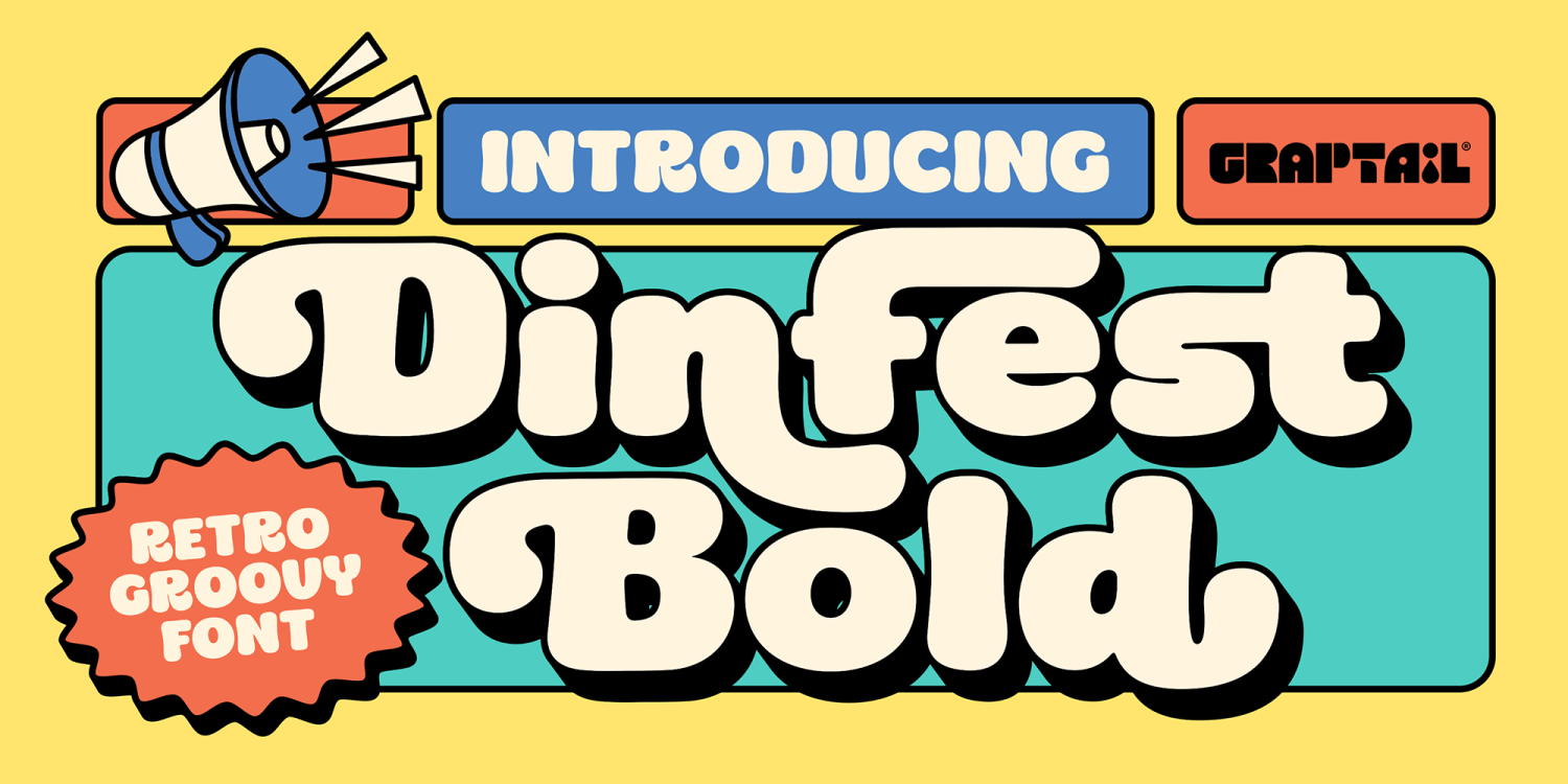 Dinfest Bold Font Poster #1