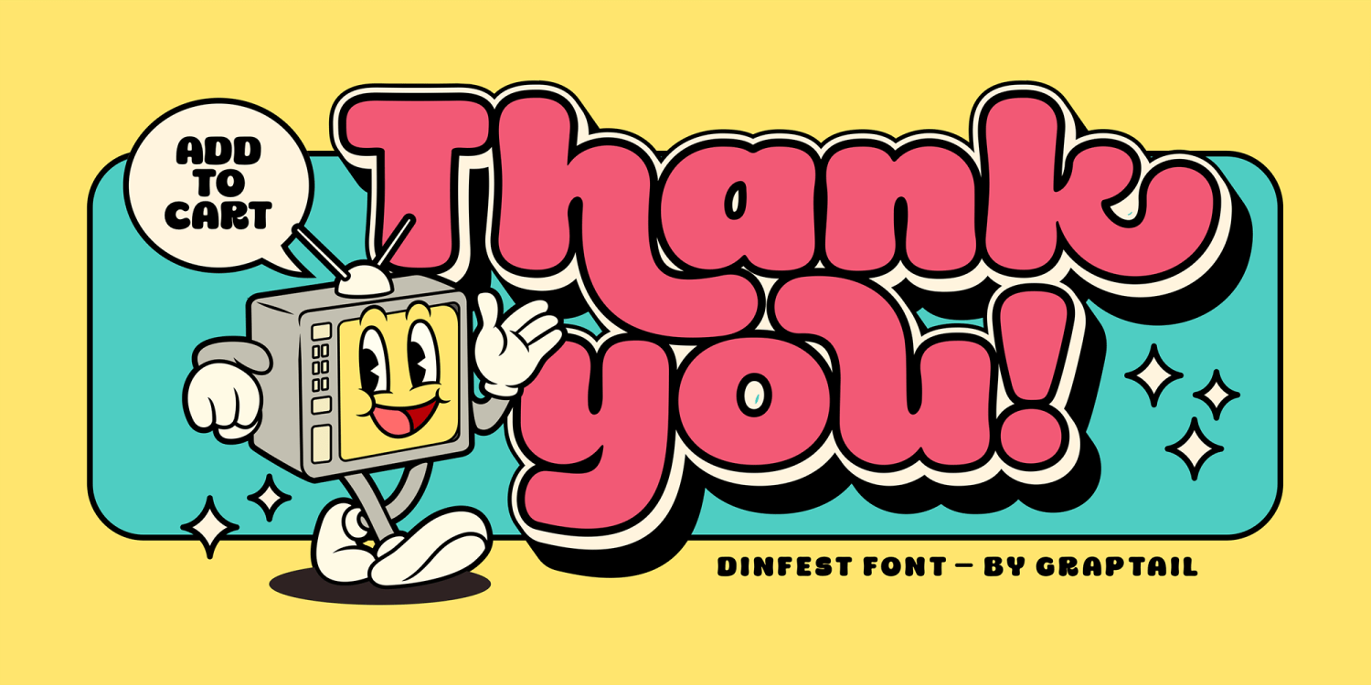 Dinfest Bold Font Poster #1