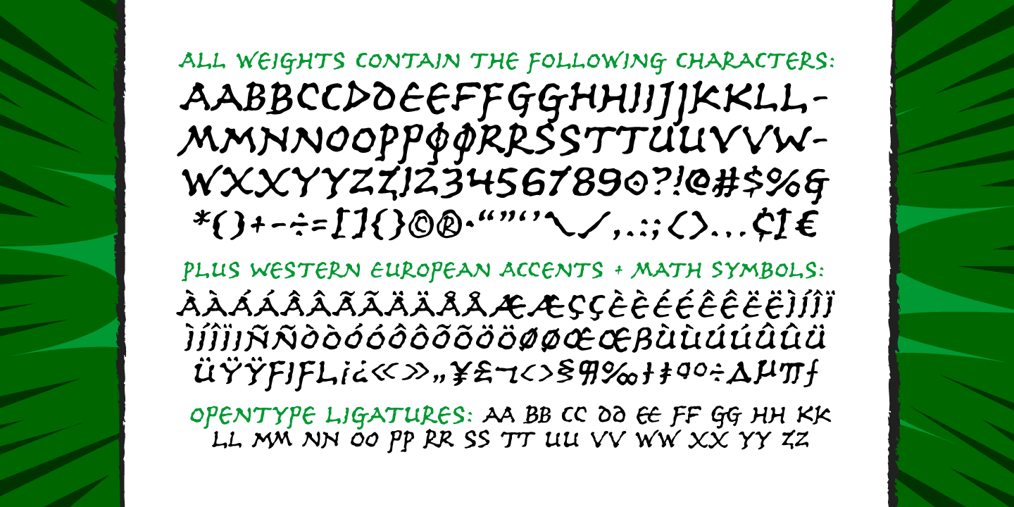 Ancient Astronaut Font Poster #1