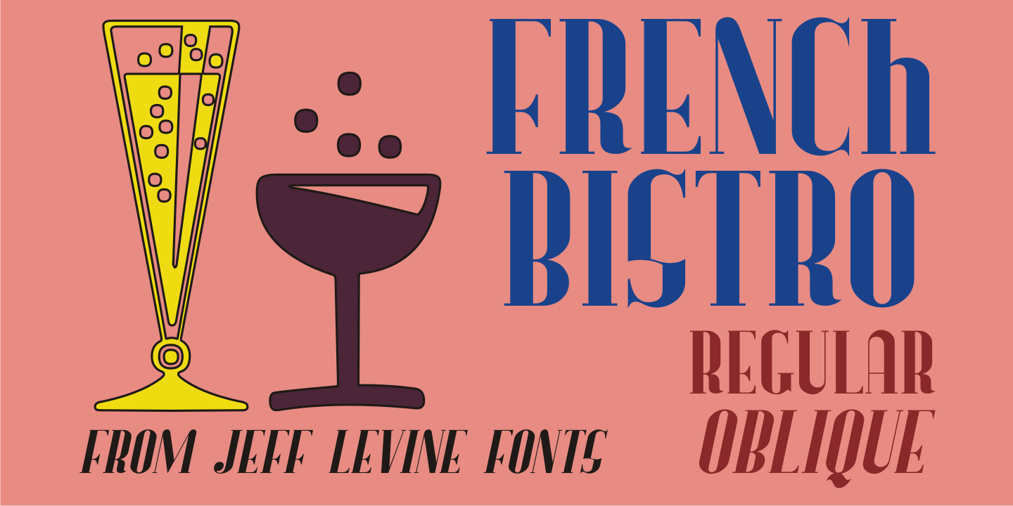 French Bistro Font Family Poster
