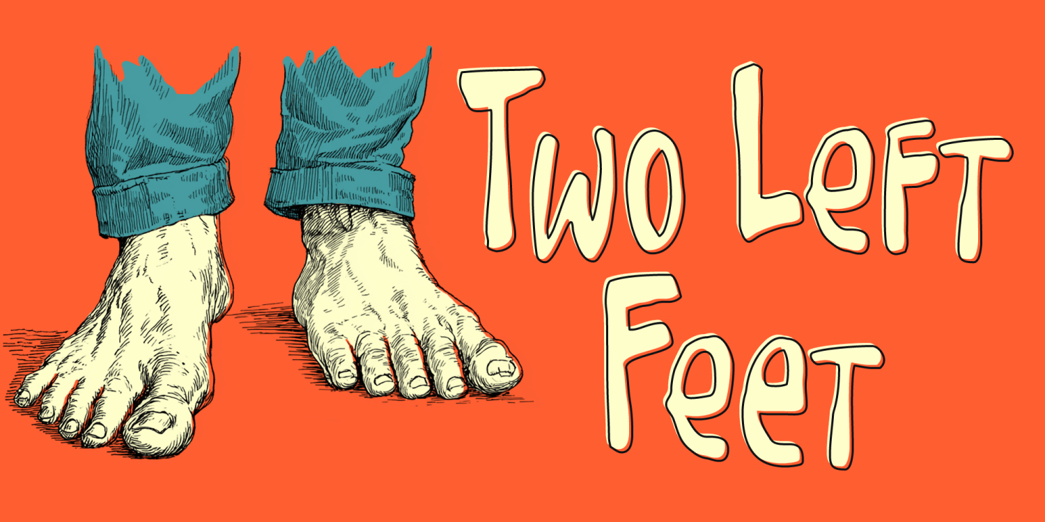 Two Left Feet Font Family