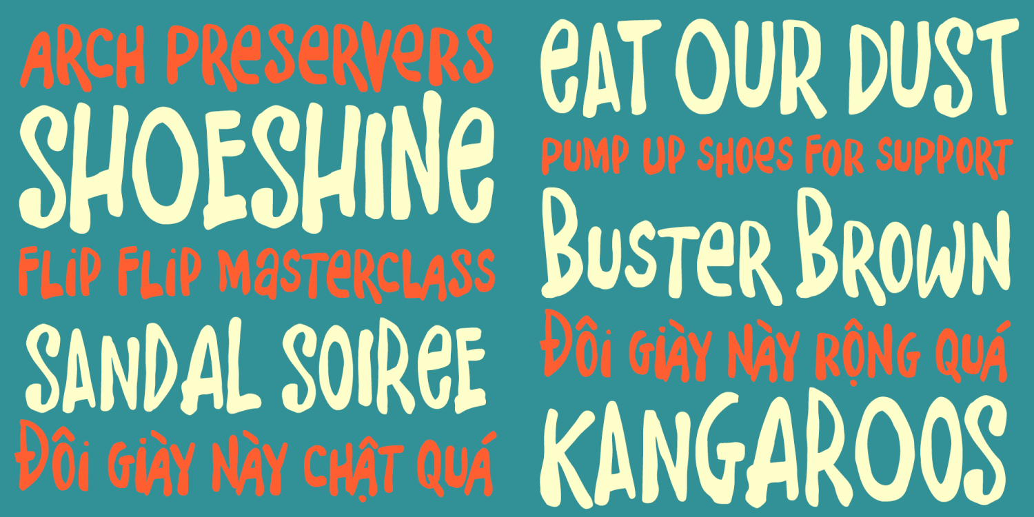 Two Left Feet Font Poster #1