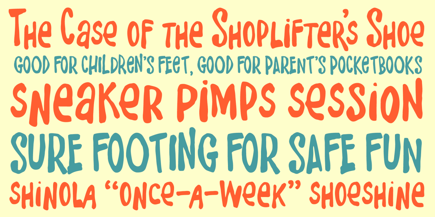 Two Left Feet Font Poster #1