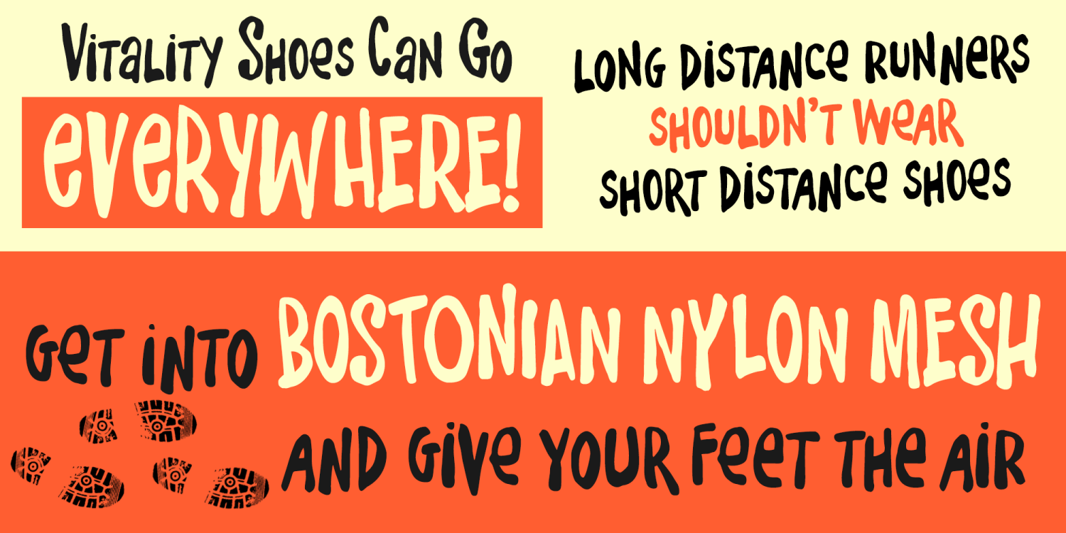 Two Left Feet Font Poster #1