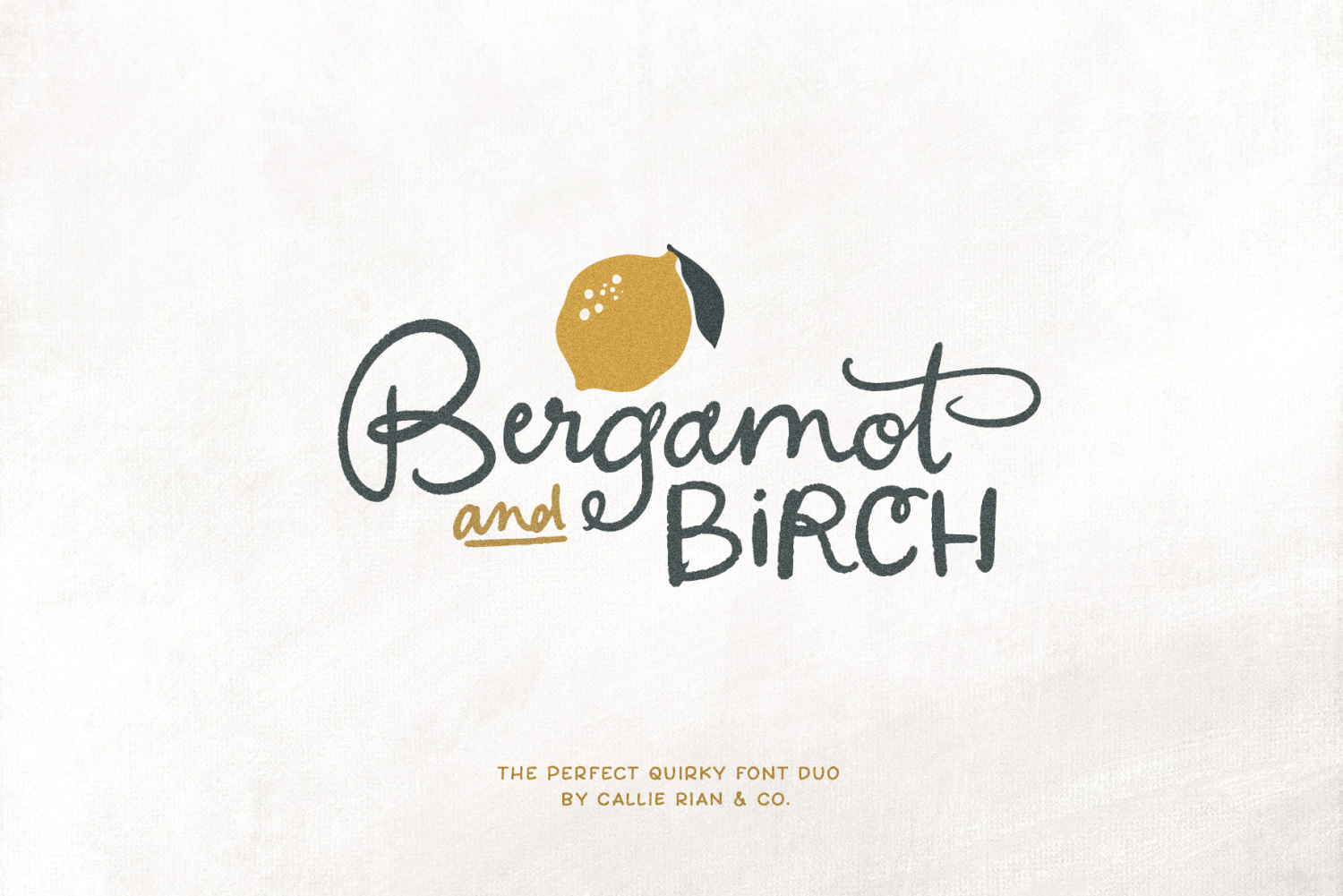Bergamot & Birch Poster