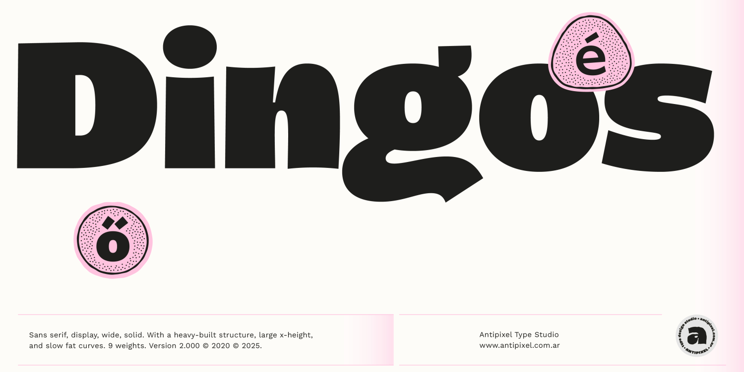 Dingos Bold Poster