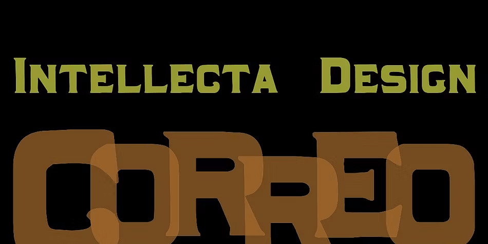 Correo Font Family Poster
